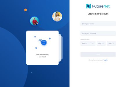 Sign up - FutureNet Social