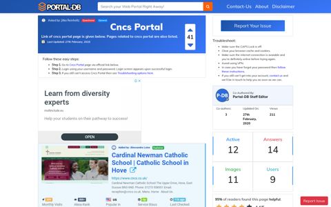 Cncs Portal