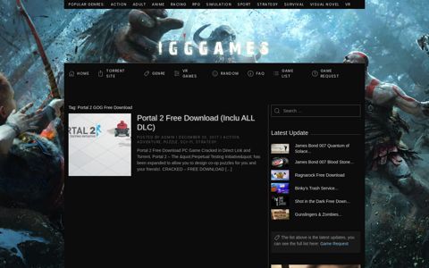 Portal 2 GOG Free Download Archives - IGGGAMES