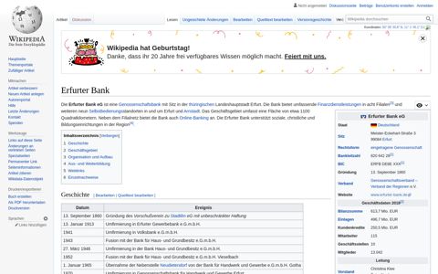 Erfurter Bank – Wikipedia