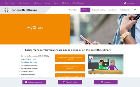 MyChart - Hennepin Healthcare