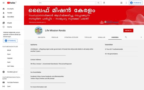 Life Mission Kerala - YouTube