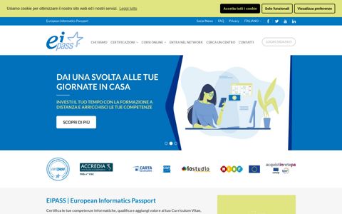 Certificazione informatica europea EIPASS | Sito ufficiale