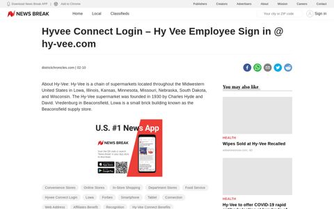 Hyvee Connect Login – Hy Vee Employee Sign in @ hy-vee ...