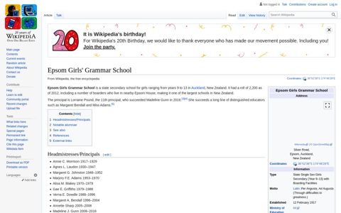 Epsom Girls' Grammar School - Wikipedia