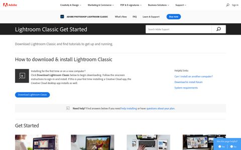 Download Lightroom Classic and get started