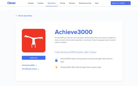 Achieve3000 - Clever application gallery | Clever