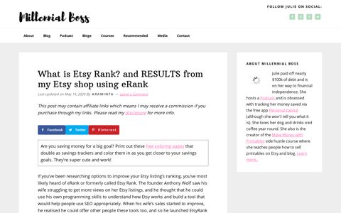 What is Etsy Rank? and RESULTS from my Etsy shop using ...