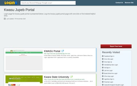 Kwasu Jupeb Portal - Loginii.com