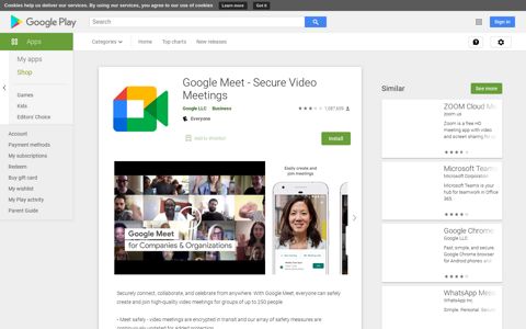 Google Meet - Secure Video Meetings - Apps on Google Play