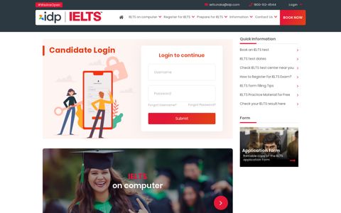 Get Your IELTS Exam Result Here - Login Now !!- IELTS IDP ...