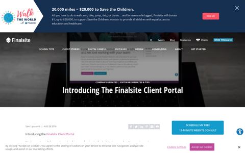 Introducing the Finalsite Client Portal | Blog