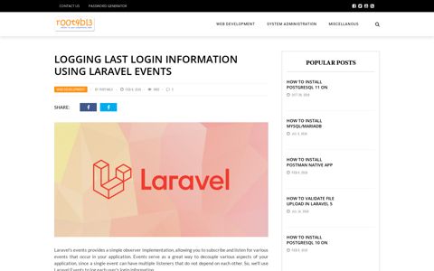 Logging Last Login Information Using Laravel Events ...