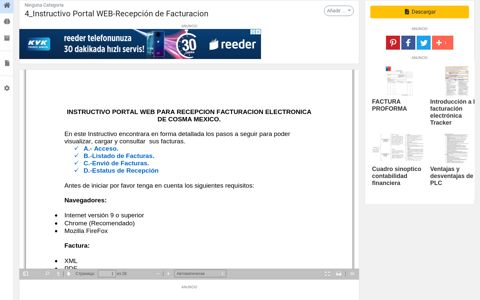 4_Instructivo Portal WEB-Recepción de Facturacion - studylib.es