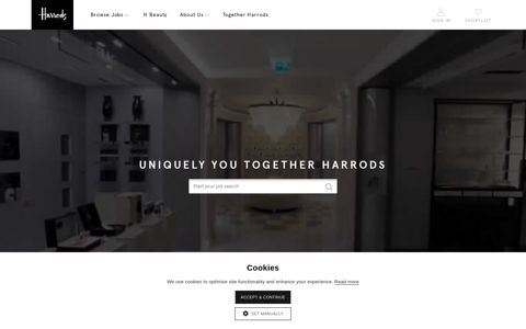 Harrods Careers: Uniquely You Together Harrods