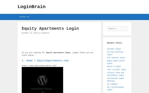equity apartments login - LoginBrain