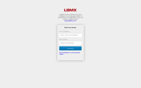 Client Login - LBMX
