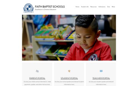 My Account | Faith Baptist Schools