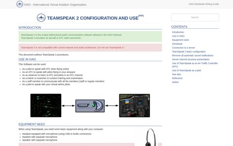 Teamspeak 2 configuration and use - IVAO - International ...