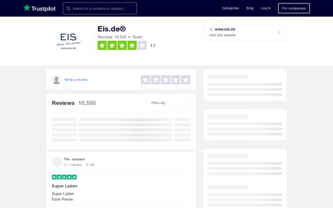 Eis.de® Reviews | Read Customer Service Reviews of www ...