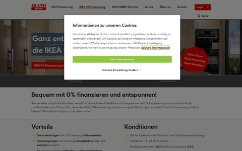 IKEA 0% Finanzierung - Ohne Zinsen IKEA ... - Ikano Bank