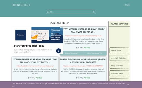 portal fhstp - General Information about Login - Logines.co.uk
