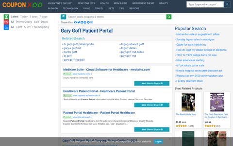 Gary Goff Patient Portal - 08/2020 - Couponxoo.com