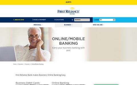 Online Banking and Mobile Banking for ... - First Reliance Bank