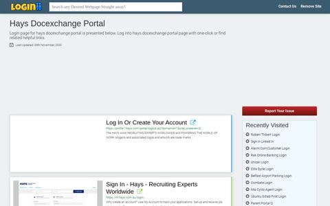 Hays Docexchange Portal - Loginii.com