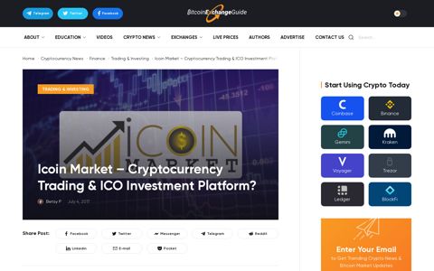 Icoin Market – Cryptocurrency Trading & ICO Investment ...