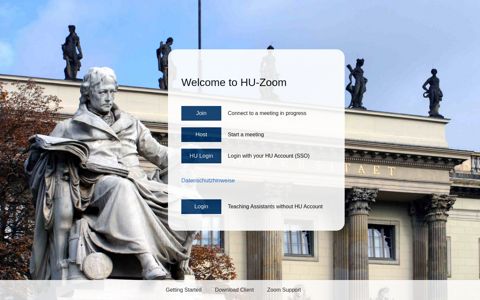 HU-Zoom: Video Conferencing, Web Conferencing, Online ...