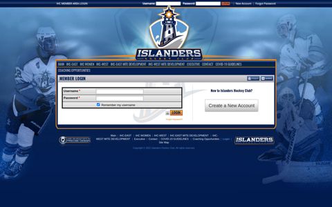 Login :: Middlesex Islanders - Islanders Hockey Club