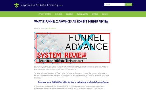 What Is Funnel X Advance? An Honest Insider Review ...