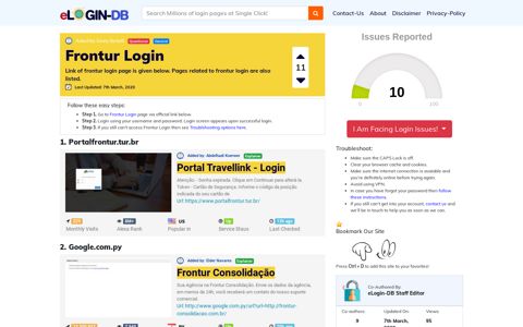 Frontur Login - A database full of login pages from all over the ...