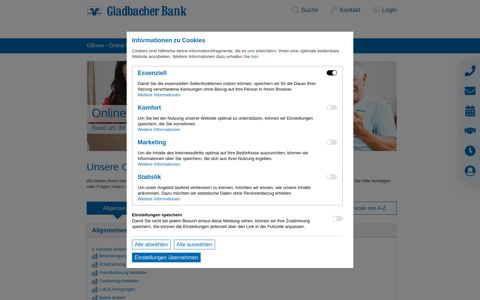 Online-Services - Gladbacher Bank AG
