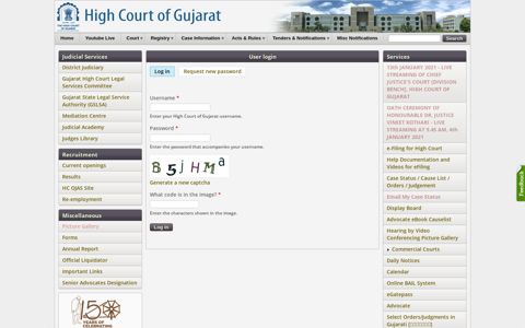 User login | High Court of Gujarat