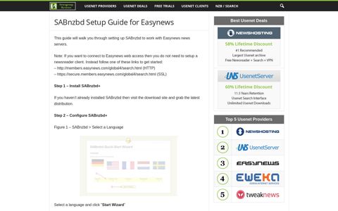 SABnzbd Setup Guide for Easynews - Newsgroup Reviews