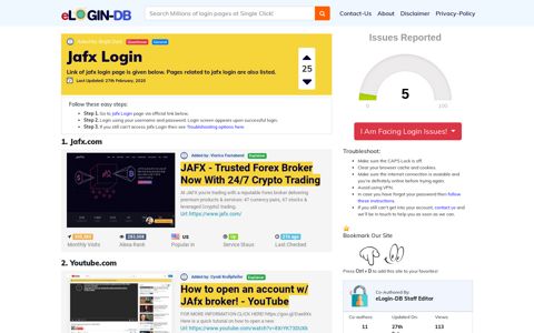 Jafx Login - A database full of login pages from all over the ...