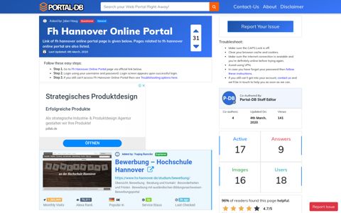 Fh Hannover Online Portal