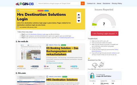 Hrs Destination Solutions Login - штыефпкфь login 0 Views
