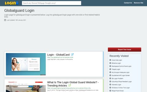 Globalguard Login