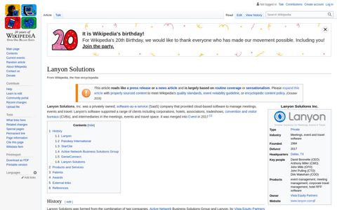 Lanyon Solutions - Wikipedia