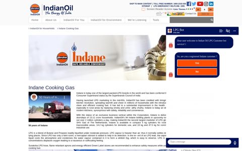 Indane Cooking Gas | LPG Cooking Gas | Indane ... - Indian Oil