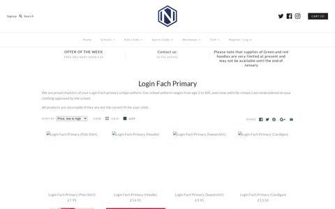 Login Fach Primary – Nash Clothing Limited