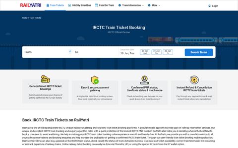 IRCTC Train Ticket Booking Online | Indian Railways ...