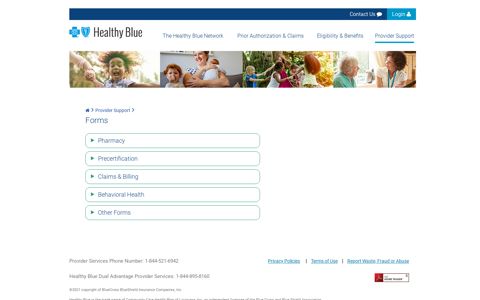 Forms | LA Healthy Blue Providers