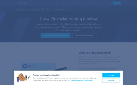 Grow Financial Routing Number | United States - TransferWise