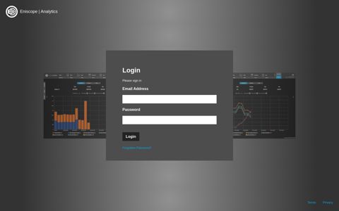 Login - Eniscope Analytics