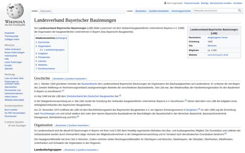 Landesverband Bayerischer Bauinnungen – Wikipedia