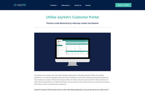 Utilize ezyVet's Customer Portal | ezyVet